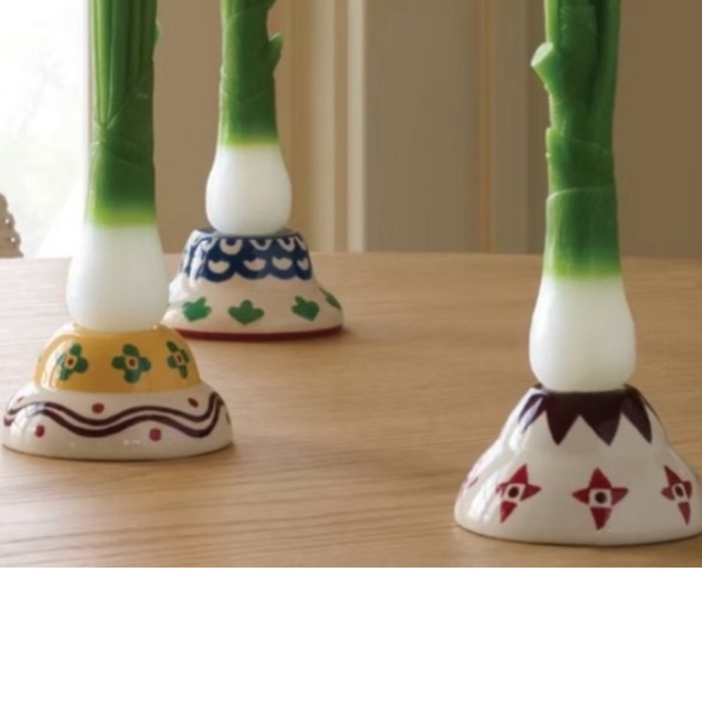 Threshold Ceramic Taper Candle Holders- set of 3